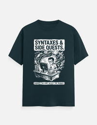 Syntaxes and Side Quests Unisex Classic Crew T-Shirt — Crazeo